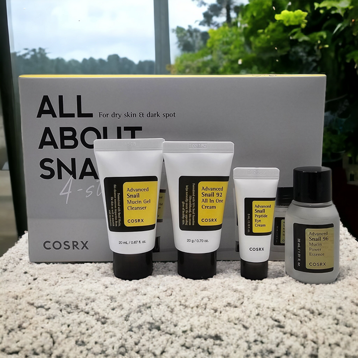 All About Snail Trial Kit 4 pcs - Glamour Glow