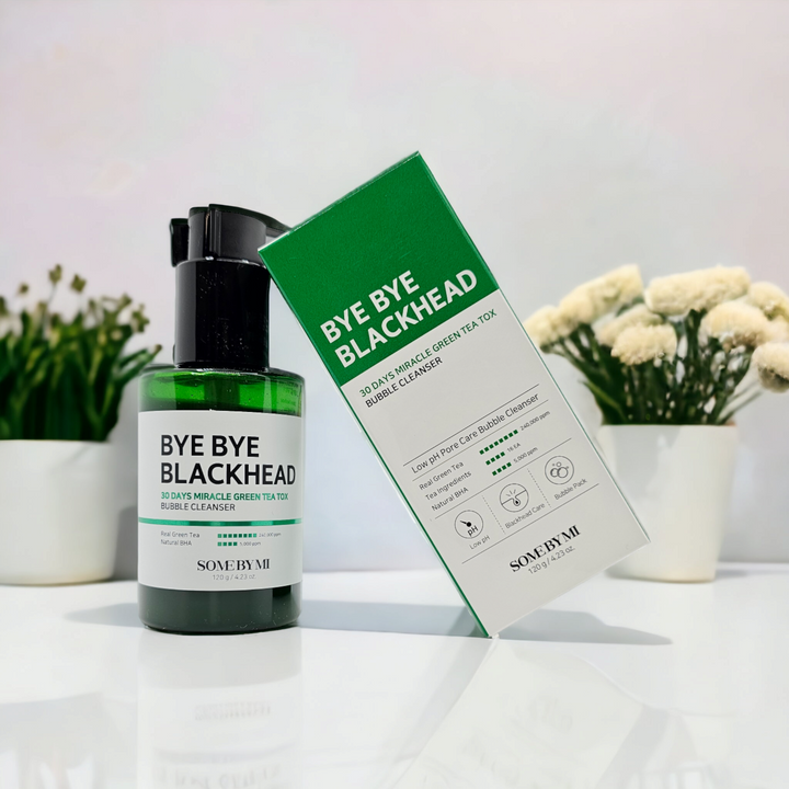 Bye Bye 30 Days Blackhead Miracle Green Tea Tox Bubble Cleanser - Glamour Glow